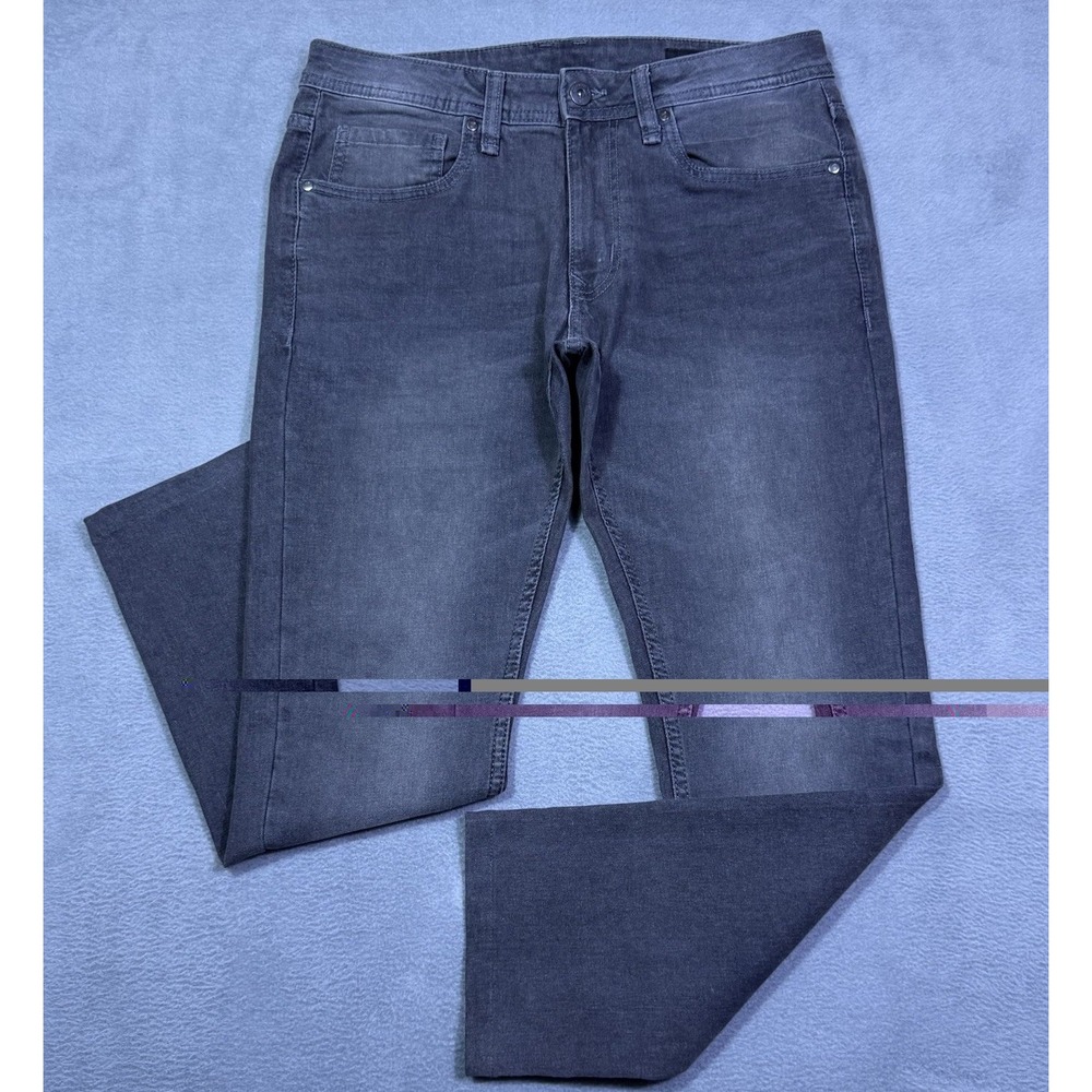 The Perfect Jean NYC Jeans Mens 30x28 Skinny Fit Faded Black Normcore Modern USA